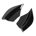 thumbnail image 1 of Rear Bumper Splitter, Aerodynamic Direct Fit Racing Style Left Right Bumper Side Lip  For Cars Glossy Black,Carbon Fiber Style, 1 of 8