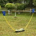thumbnail image 2 of HOMCOM Portable Badminton Net Set with 9.5x5 ft Net, Foldable Badminton Net with 2 Shuttlecocks, 2 Badminton Rackets and 1 Suitcase, for Indoor Outdoor, Beach, Backyard, 2 of 9