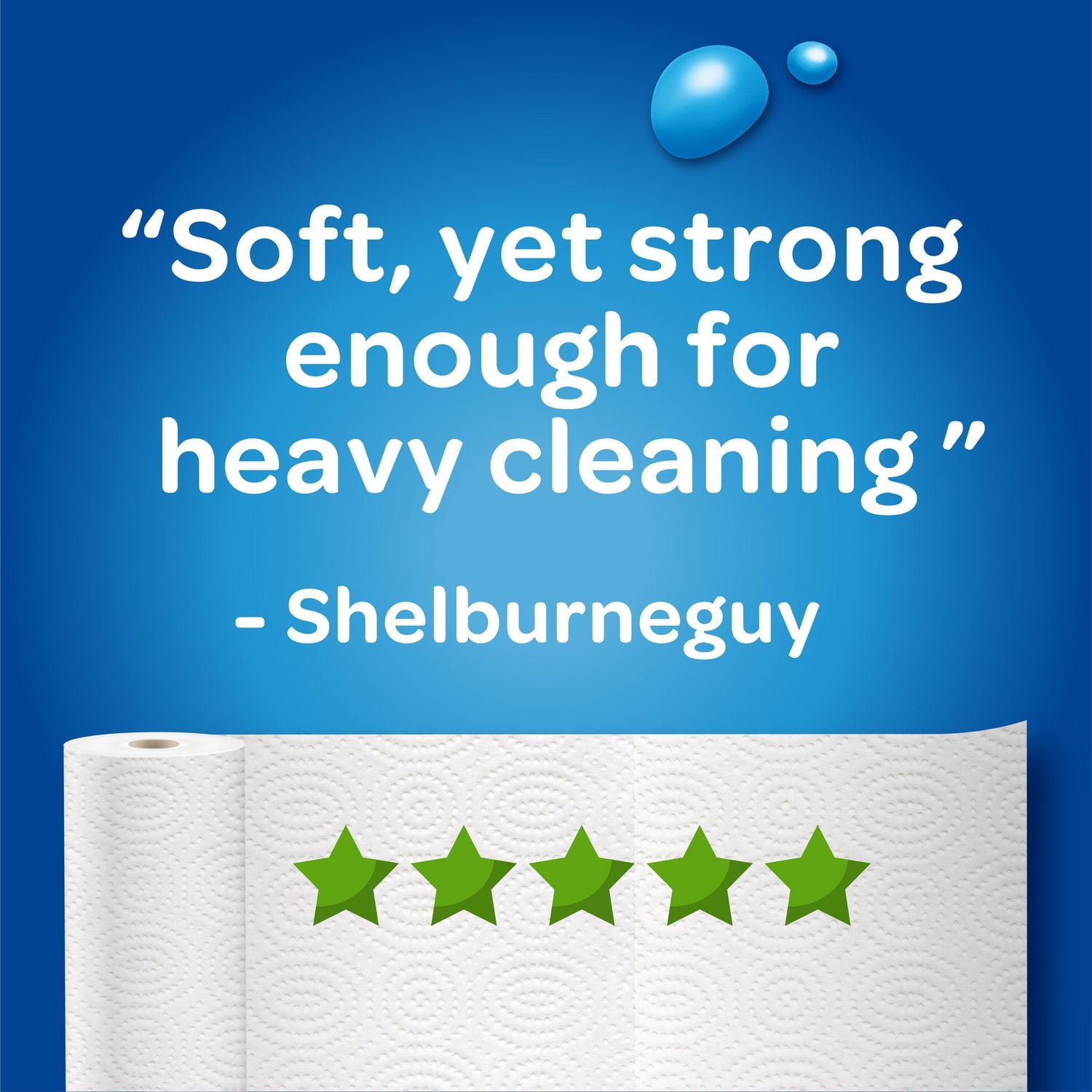 SpongeTowels Ultra Paper Towel, Choose-A-Size Sheets, 2 Rolls