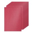 thumbnail image 1 of Uxcell Papier Cartonné Pailleté, 250gsm Papier Scintillant Lot de 10 A4 Rouge Foncé, 1 of 6
