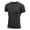 Black, variant on cfhntfmh Men's Compression Shirts Soft Short Sleeve Workout Gym T-Shirt Slim Stretch Crewneck Athletic Running Tops