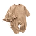 thumbnail image 2 of Cowsor Combinaison Longue Unie pour Bébé – Combinaison d'Été pour Ramper (0-24 m), 2 of 6
