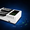 thumbnail image 4 of Multi-slot Intelligent Battery Charger Rechargeable Li-ion Battery Quick Charger 18350 18500 18650 AAA Li-Ion Rechargeable, 4 of 9