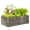 Bois Naturel, variante sur Outsunny Bac de Jardin Surélevé Galvanisé, Jardinière 6 Pieds x 3 Pieds x 2 Pieds, Gris Foncé