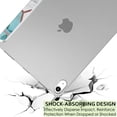 thumbnail image 3 of iPad PRO 12.9 3 [ 3rd Generation 2018 ] A1876 A2014 MTHN2LL/A MTHU2LL/A MTEL2LL/A MTEM2LL/A Trifold Printed PC Lightweight Protective Clear Back Cover - Marble Green, 3 of 8