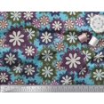 thumbnail image 3 of Soimoi Poly Georgette Fabric Artistic Floral Print Sewing Fabric Yard 52 Inch Wide, 3 of 3