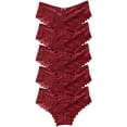 thumbnail image 3 of Ketyyh-chn99 sous-Vêtements pour Femmes en Coton Boxeurs en Coton pour Femmes sous-Vêtements Culottes Garçonnes pour Dames sous Robe Shorts Rouge,m, 3 of 3