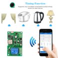 thumbnail image 2 of eWeLink DC5V 12V 24V 32V Wifi Switch Wireless Relay Module Smart Home Automation Modules Phone APP Remote Control Timer Switch Home Voice Control for Access Control System Inching/Self-Locking, 2 of 7
