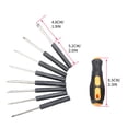 thumbnail image 4 of Werulen Complete 8-piece Multi Function Screwdriver Set, Household Disassembly Repair Tool, Precision Hardware Kit, DIY Home Improvement Accessory, Daily Maintenance Essential, 4 of 9