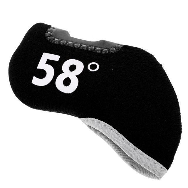 Replacement Sports Golf Putter Protective Case Sleeve - 58 Degree Black