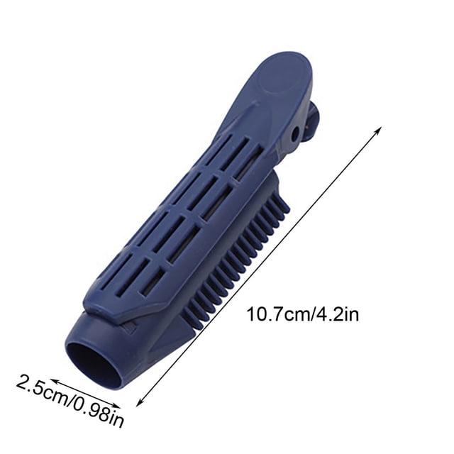 4 Pcs Pinces à Cheveux Pinces Racines Rouleaux Bricolage Fer à Friser Fer à Friser Racines Cheveux Bouclés Outil de Coiffage pour Femmes Filles, Bleu