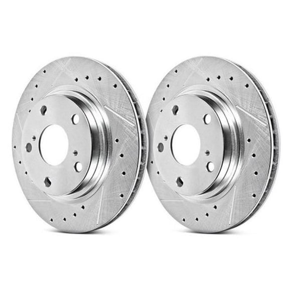 Powerstop PSBAR8373XPR Evolution Drilled & Slotted Rotors