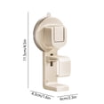 thumbnail image 3 of Press Type Suction Cup Hook with Adjustable Height, Strong Load Bearing, No Drill Installation for Bathroom Kitchen Balcony Use, 3 of 7