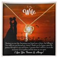 thumbnail image 4 of À Ma Femme Toujours et pour Toujours Infini Noeud Collier Message Carte, 4 of 7
