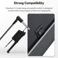 thumbnail image 4 of MesaSe Sustain Pedal for Pianos Electronic Keyboard  Design Black SP-1, 4 of 7