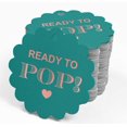 thumbnail image 4 of Inkdotpot 50 Pack Ready To Pop Baby Shower Favor Paper Tags Craft Real Rose Gold Foil Hang Tags, 4 of 6