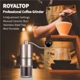 thumbnail image 4 of Home Office Travel Portable Hand Coffee Grinder With Manual Coarseness User-friendly Coffee Hand Grinder(Light Grey), 4 of 6