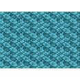 thumbnail image 1 of Ahgly Company Tapis Rectangulaire d'Intérieur Lavable en Machine Vert Sarcelle Transitionnel, 2 Pieds x 3 Pieds, 1 of 7