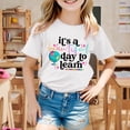 thumbnail image 2 of TZEWGL T-Shirts For Child Back To School Season Printed Short Sleeve Crewneck Clothes For Baby size 2-4T, 2 of 4