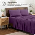 thumbnail image 2 of Bare Home Pillowcase Set - Envelope Closure - Premium 1800 Collection - Double Brushed - Ultra Soft - Queen Size, Plum, 2 Count, 2 of 6