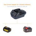 thumbnail image 2 of Amdohai DM18M Battery Converter Adapter for Makita 18V Lithium-ion Power Tools Convert Milwaukee 18V or 20V Lithium-ion Battery to Makita 18V Lithium-ion Battery, 2 of 7
