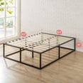 thumbnail image 2 of Zinus Joseph 18 inch Black Metal Platform Bed Frame, 2 of 9