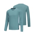 thumbnail image 4 of Dagugfen Workout Tops for Men Long Sleeve Tight Crew Neck Base Layer Leisure Running Athletic Tops, 4 of 9