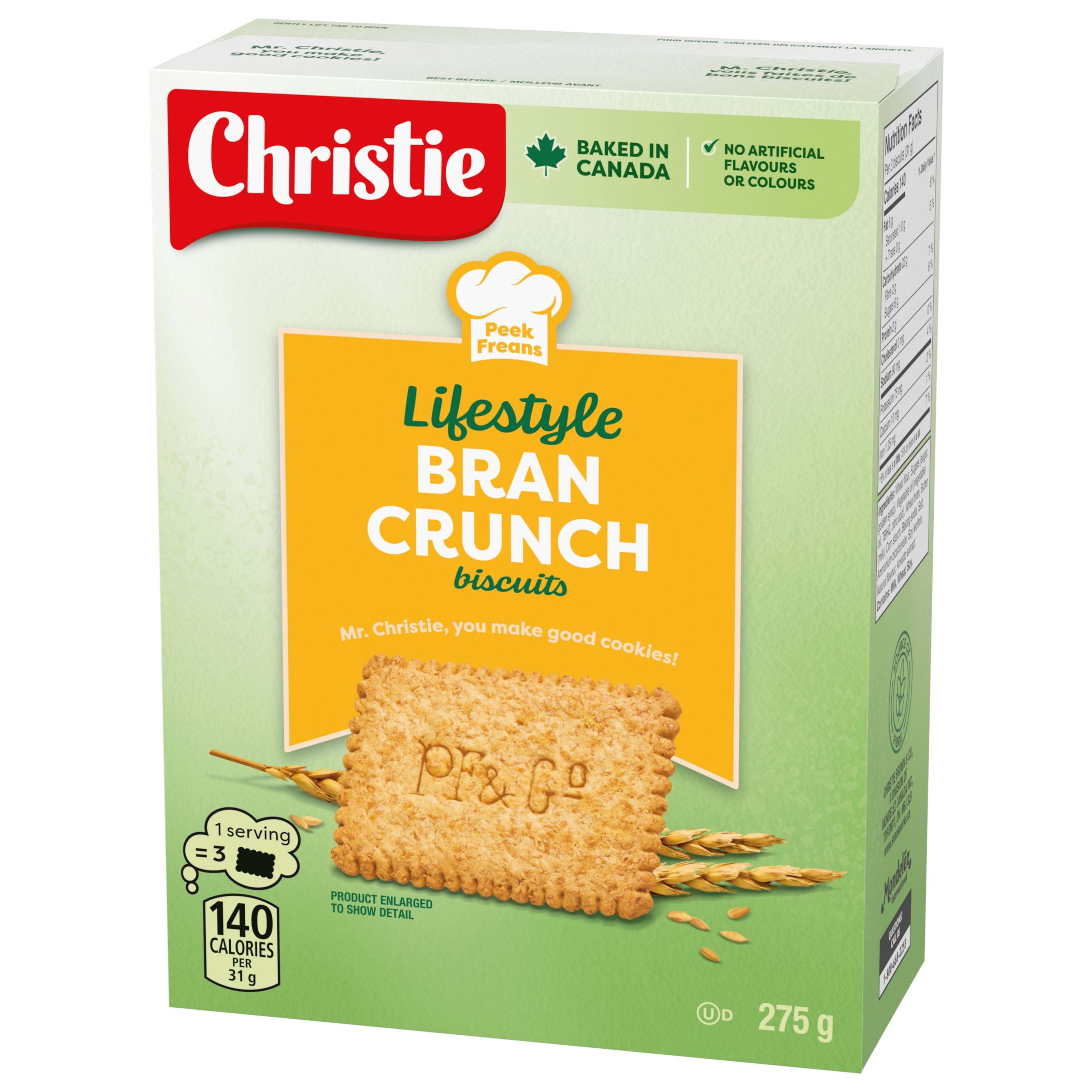 Biscuits Style de vie croquants au son de Peek Freans