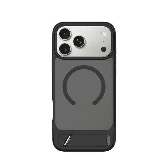 ONN MAGSAFE BLACK CASE FOR IPHONE 18PM WITH KICKSTAND