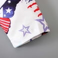thumbnail image 3 of Birdeem Girls Childrens Summer Independence Day Romper Sling Sleeveless Backless Short Jumpsuit, 3 of 9