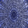 thumbnail image 1 of Ahgly Company Machine Washable Indoor Square Transitional Blue Area Rugs, 4' Square, 1 of 7