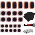 thumbnail image 1 of Hongkaii Bike Tire Repair Kits, Bycicle Inner Tube Puncture Patch Kit, Patches Metal Scuffer Sandpaper Glue Repairing Tool for Motorcycle BMX Cycling MTB Road Mountain Bicycle AZ725-33471, 1 of 4