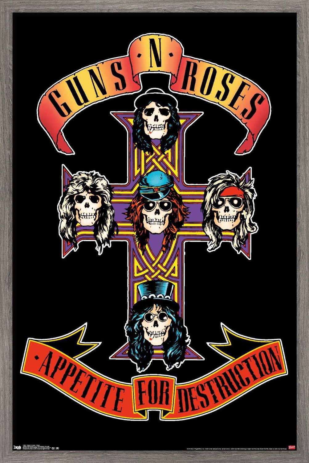 Guns N' Roses - Cross Wall Poster