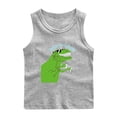 thumbnail image 1 of RXIRUCGD 2025 Vêtements d'Été pour Enfants Chemise de Base à Col Rond Sans Manches pour Garçons, 1 of 2