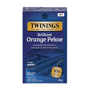 Twinings Brilliant Thé de Pekoe d'orange 20 sacs