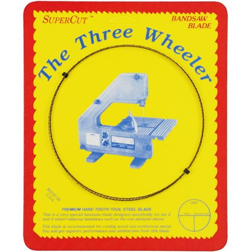 SuperCut B52.75W14R24 Three Wheeler Bandsaw Blade, 52-3/4" Long - 1/4" Width, 24 Raker Tooth, 0.014" Thickness
