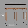 thumbnail image 3 of Backyard Discovery 20' X 9.5' Arcadia Slope Roof Gazebo, 3 of 9