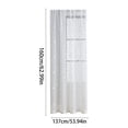 thumbnail image 3 of Ohufall Large Size Translucent Leaf Embroidered Decorative Curtains For Double Bedroom Living Room Home Window Treatments, 3 of 6