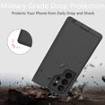 thumbnail image 4 of [PST] Samsung Galaxy S25 Ultra Hard Defender Case, Triple Layers Shockproof Heavy Duty Hard Defender Case Cover, 4 of 5