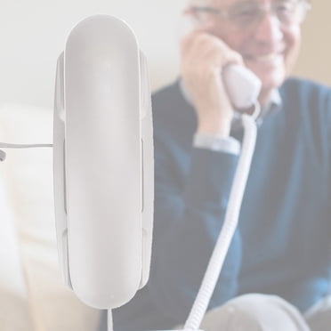 Wall Phone, Mini Desktop Corded Landline Phone Corded Telephone Wall Telephone Land Line Home Phones Home Phone For Office/Home/Hotel/Bathroom/School