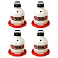 thumbnail image 1 of Little Giant PPF5 Abreuvoir Automatique pour Volaille de 5 Gallons pour Poulets, Rouge (Lot de 4), 1 of 11