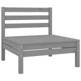 thumbnail image 2 of vidaXL 7 Piece Garden Lounge Set Solid Wood Pine Grey, 2 of 3