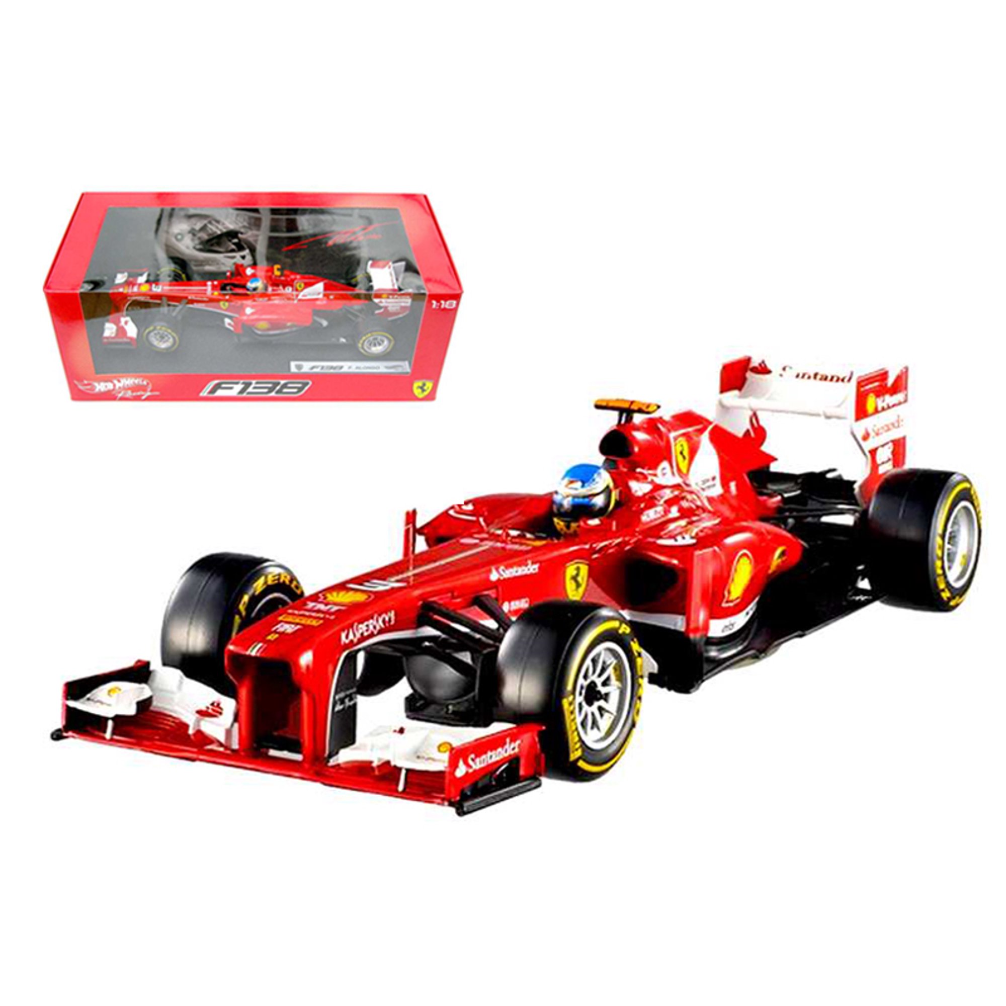 Hot wheels Ferrari F2013 F138 Fernando Alonso Formula 1 2013 F1 1