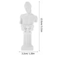 thumbnail image 4 of 1 Ensemble Statue en Résine Colonne Romaine Statue Grecque Sculpture en Résine Décoration de Table à Domicile, 4 of 8