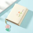 thumbnail image 1 of Floral Print Trifold Short Wallet, Multi-card Slot Card Holder, Women's Coin Purse, 1 of 6