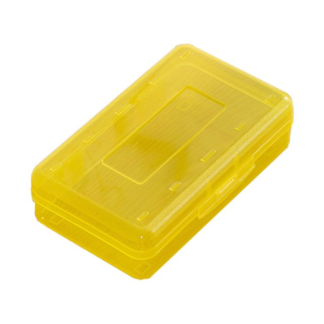 RXIRUCGD Trousse à Crayons en Plastique avec Couvercle à Pression, Jaune, 1 Unité