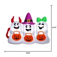 thumbnail image 2 of Ghost Trio w/ Jack-O'-Lantern - Inflatable, 2 of 6