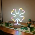 thumbnail image 4 of Home St. Patrick's Day Classic Four-Leaf Clovers Light Hanging Style Battery + USB Power Perfects for Decorating Any Space Home Essentials, 4 of 6