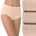 thumbnail image 1 of Vanity Fair Culotte Brève Illumination pour Femmes, Lot de 3, 9, Beige Rosé Multicolore, 1 of 6