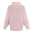 thumbnail image 5 of IROINID Pull à Col Rond en Tricot pour Femmes, Couleur Unie, Manches Longues, Ample, 5 of 5